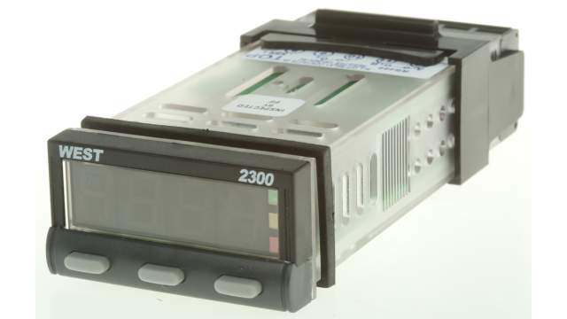 West Instruments N2300 PID Temperature Controller, 49 x 25mm, 2 Output Relay, 12 → 30 V dc, 24 V ac Supply | N2300Y1212
