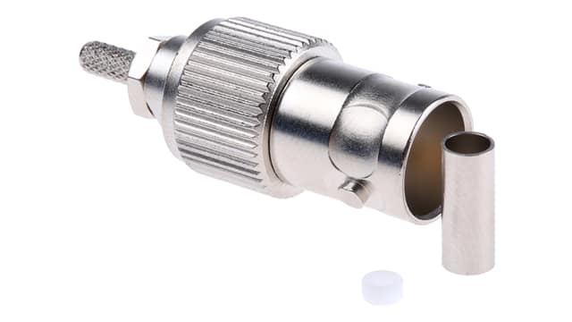 Telegartner BNC Series Cable Female BNC, 75 Ω, Straight Body Crimp | J01003B0021