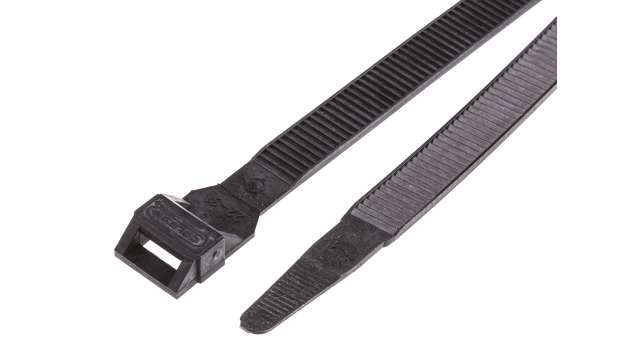 Legrand Cable Tie, Non-Releasable, 123 mm x 9 mm, Black Polyamide 12 | 0 319 10