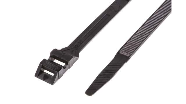 Legrand Cable Tie, Non-Releasable, 357 mm x 9 mm, Black Polyamide 12 | 0 319 19