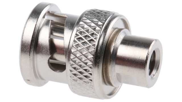 Radiall BNC Series Cable Male BNC, 75 Ω, Straight Body Clamp | R142004000W