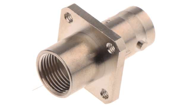 Radiall BNC Series Flange Female BNC, 50 Ω, Straight Body Clamp | R141257000W