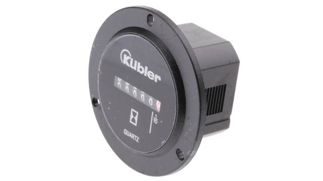 Kubler HR 76.1 Hour Meter, 6 Digit, 10 → 80 V dc | 0.135.100.373