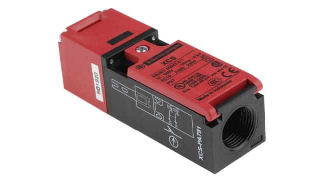 Telemecanique Sensors XCSPA Safety Interlock Switch, 2NC, Keyed, Glass Fibre Reinforced Nylon | XCSPA791