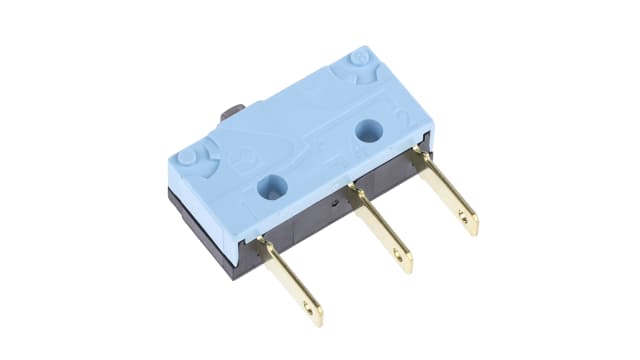 Crouzet Plunger Micro Switch, Solder Terminal, 5 A @ 250 V ac, SPDT | 83170405