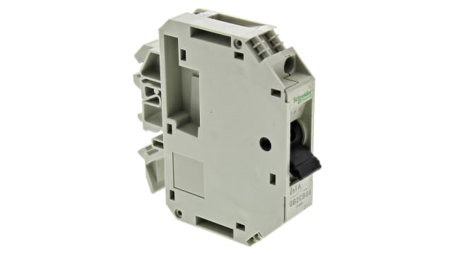 Schneider Electric Thermal Circuit Breaker - GB2  Single Pole 277V ac Voltage Rating DIN Rail Mount, 1A Current Rating | GB2CB06
