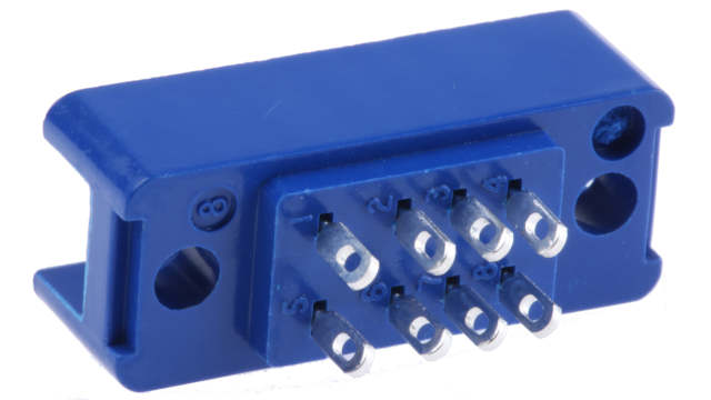 Hirose 1600 8 Way Straight 2.5 mm Pitch Cable D-Sub Connector Female | S-1608A(09)