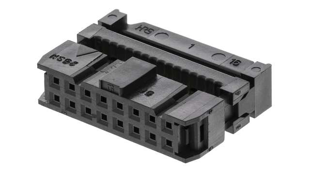 Hirose 16-Way IDC Connector Female for Cable, 2 Row | HIF3BA-16D-2.54R