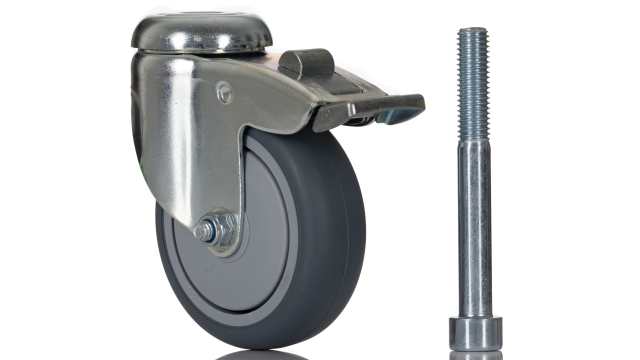 Tente Swivel Castor Wheel, 75kg Capacity, 75mm Wheel | 2477PJP075P30CHC10X90