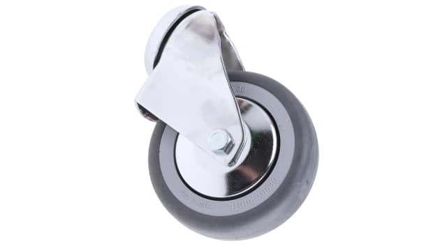 Tente Swivel Castor Wheel, 80kg Capacity, 100mm Wheel | 2870PJO100P30CHC10X90