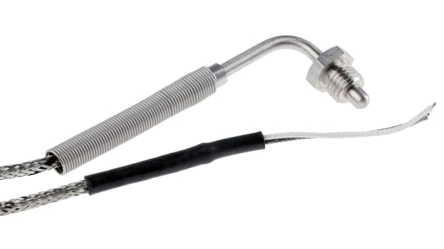 Correge Type J Thermocouple 40mm Length, 4mm Diameter → +600°C | PTBO/C/M8X100/2000