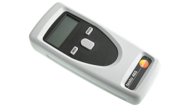 Testo Tachometer Best Accuracy ±0.02 % - Optical LCD 99999rpm | 0563 0465