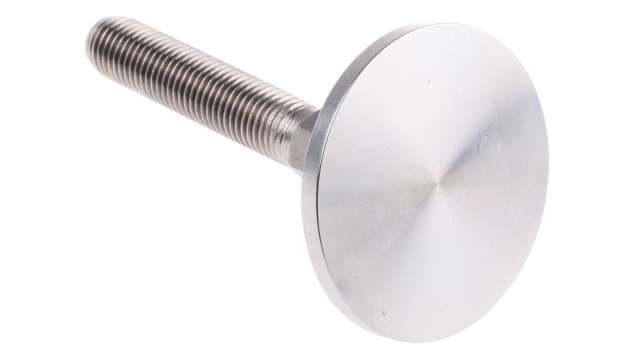 Nu-Tech Engineering M16 70 mm Dia. Adjustable Foot, Stainless Steel, 2000 kg Static Load Capacity 10 ° Tilt Angle | A080/016