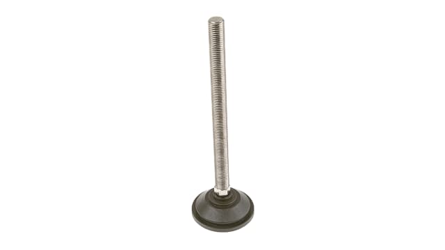 Nu-Tech Engineering M16 70 mm Dia. Adjustable Foot, Nickel Plated Steel, 1500 kg Static Load Capacity 10 ° Tilt Angle | A090/004