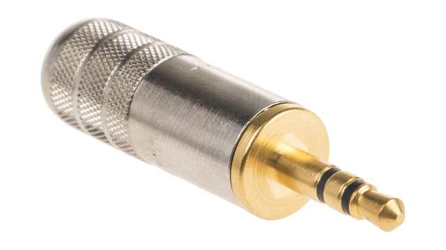 Switchcraft Jack Connector 3.5 mm Cable Male 1 Stereo, 4A Solder | 35HDNAU