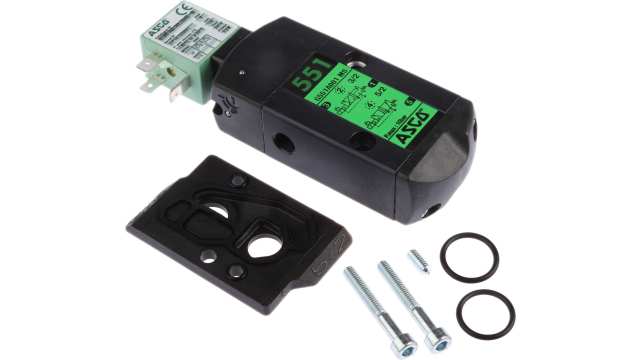 EMERSON – ASCO 3/2, 5/2 Pneumatic Solenoid Valve - Pilot/Spring G 1/4 551 Series 230V ac | SCG551A001MS 230V CA