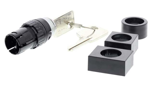 EAO IP65 (Front); IP40 (Rear) Key Switch, 5 A @ 250 V ac 2-Way | 61-9210.0,61-9220.0,61-9230.0,61-2201.0/D