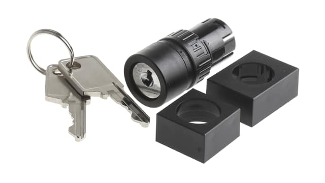 EAO IP65 Key Switch, 5 A @ 250 V ac 2-Way Flat-Key | 61-9210.0,61-9220.0,61-9230.0,61-2101.0/D