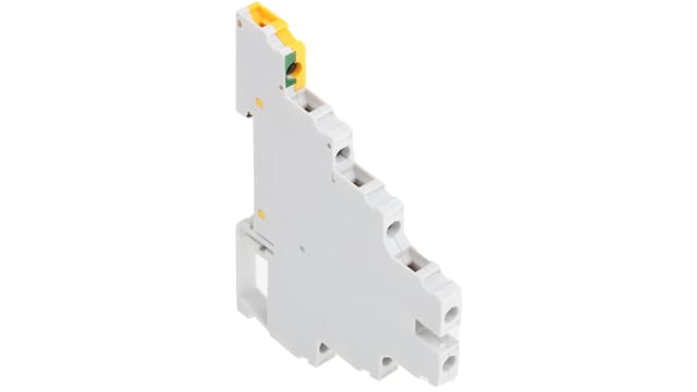 Entrelec 1SNA299684R0200 SNA Series Earth Terminal Block Grey, 4 mm², 3-Level, Screw | 1SNA299684R0200