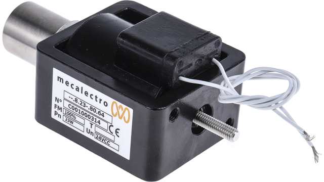 Mecalectro 8.23.80.64 Linear Solenoid, 24 V 124.1 mm | 8238064-24VCC-100%