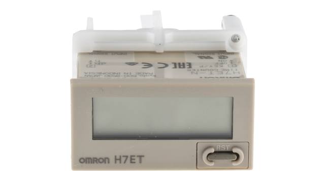 Omron H7E Timer, 7 Digit LCD, 4.5 → 30 V dc | H7ET-N