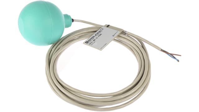 Pepperl + Fuchs LFL2 Series Horizontal Float Switch, 5 m Cable, Direct Load, 250 V ac Max, 150 V dc Max | LFL2-BK-U-PUR5