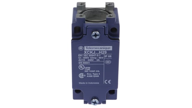 Telemecanique Sensors ZCKJ Series Snap Limit Switch, NO/NC, IP65, DP, Metal Housing, 240V ac Max, 10A Max | ZCKJ1H29