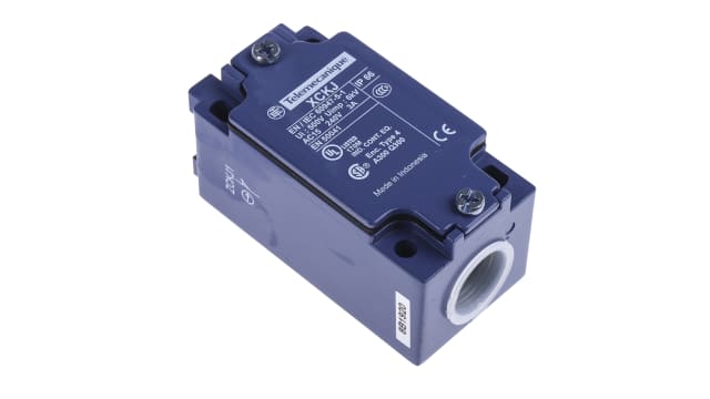 Telemecanique Sensors ZCKJ Series Limit Switch, NO/NC, IP65, DP, Metal Housing, 240V ac Max, 10A Max | ZCKJ1