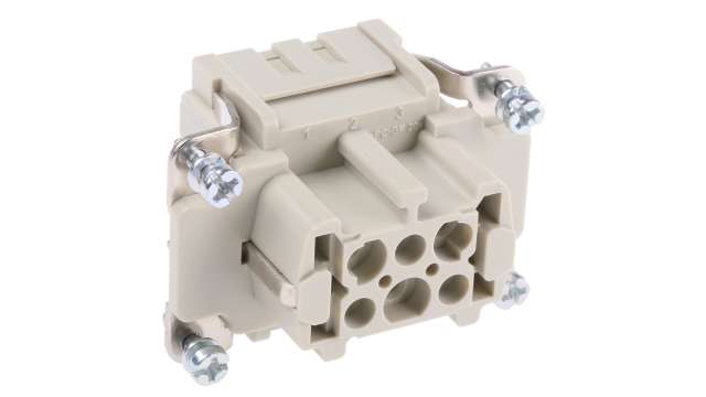 Han E Series size 16 A Connector Insert, Female, 6 Way, 16A, 500 V | 09330062702