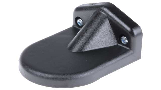 Werma Incandescent Black Wall Bracket for use with 829, 826, 885 Beacons, 827 | 975.826.05