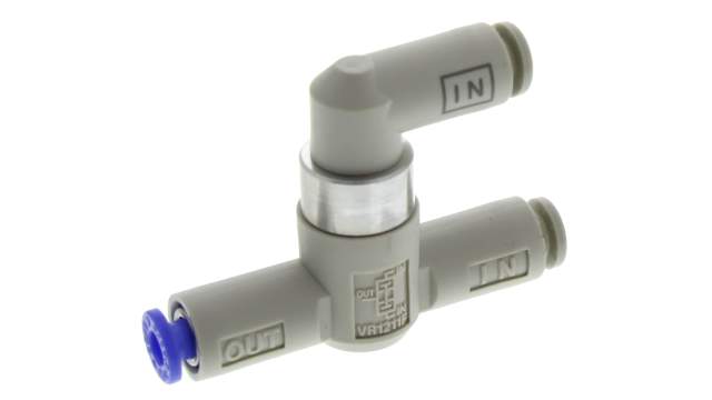 SMC VM Series, Pneumatic Shuttle Valve 120 L/min AND Logic Function 1 Mpa Max Operating Pressure | VR1211F-04
