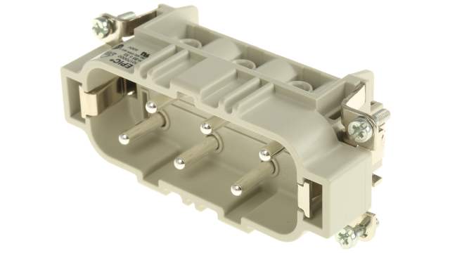 EPIC Heavy Duty Power Connector Insert, 35A, Male, H-BS Series, 6 Contacts | 10170000