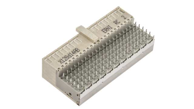 ERNI, ERmet 2 mm Pitch Hard Metric Type AB 22 Backplane Connector, Right Angle Female, 22 Column, 5 Row, 110 Way | 114809 / 5646489-1