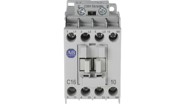 Allen Bradley 100C Contactor, 230 V ac Coil, 3-Pole, 16 A, 7.5 kW 230 V ac, 3 NO, 690V ac | 100-C16KF10