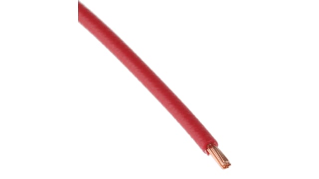 TE Connectivity ACW Series Red 0.5 mm² Automotive Wire, 19/0.19 mm, 100m, ACW0219-0.50-2 | ACW0219-0.50-2
