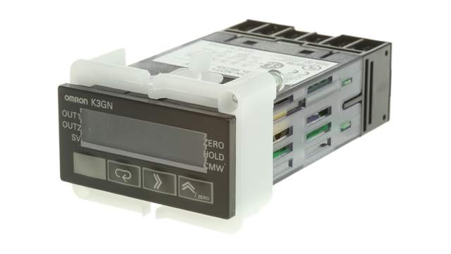 Omron K3GN LCD Digital Panel Multifunction Meter for Voltage, Current,  22 mm  x 44.8 mm Calibrated | K3GN-NDT1 24VDC