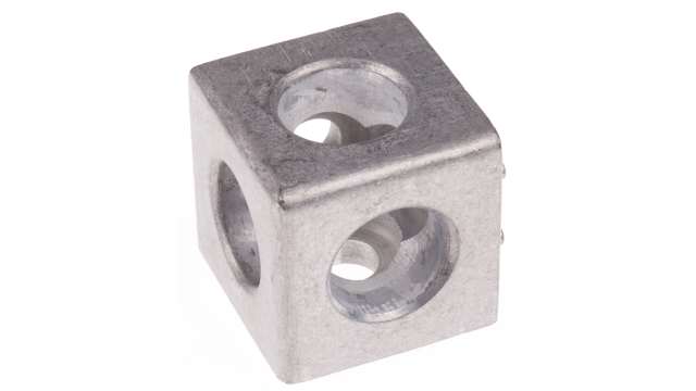 Bosch Rexroth Corner Cube Kit, Connecting Component, Strut Profile 45 mm, Groove Size 10 mm | 3842549872