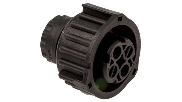 TE Connectivity, DIN 2 Pole Straight Standard DIN Socket, DIN 72585, 30A IP67, IP69, Keyed, Cable Female | 1-967325-3