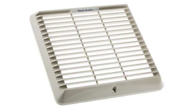 Vent-Axia White Powder Coated Steel Vent Grille, Parallel Slat 150 mm, 150 mm, 15 mm | 466452