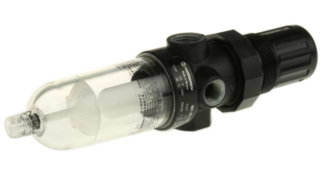 Norgren B07 Filter Regulator, 40 μm, 1/4 in, Automatic, 7 bar | B07-201-A3KG