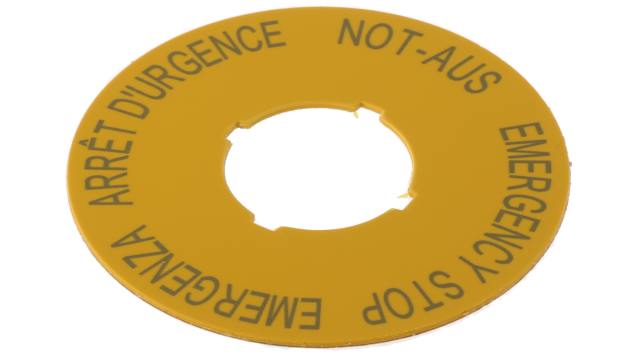 Eaton Label for Use with RMQ Titan Series | 216483 M22-XBK1