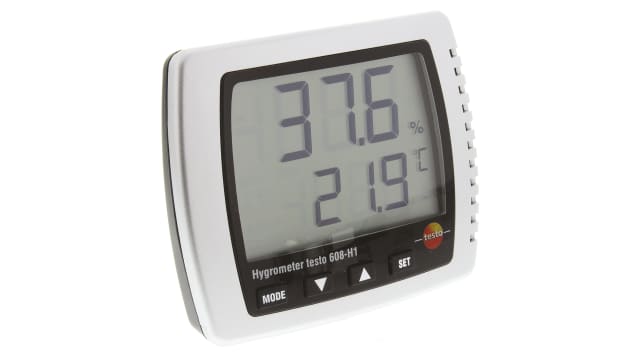 Testo 608-H1 Hygrometer 50 °C, ±3 %RH Accuracy, 50 °C Max, 95 %RH Max | 0560 6081