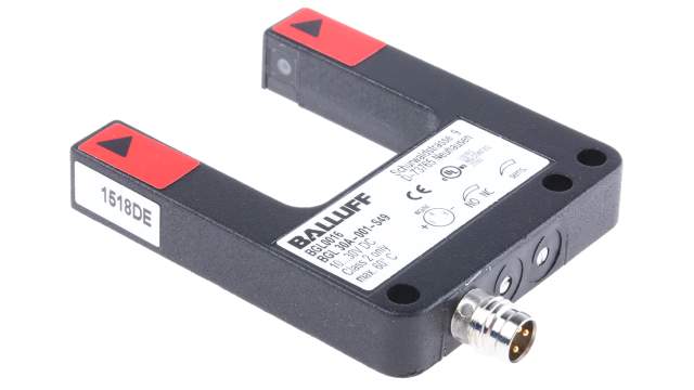 BALLUFF Through Beam Photoelectric Sensor, Fork Sensor, 30 mm Detection Range | BGL 30 A-001-S49