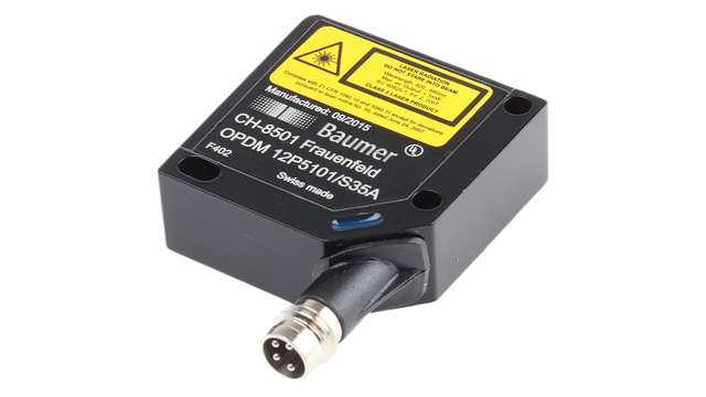 Baumer Retroreflective Photoelectric Sensor, Barrel Sensor, 7 m Detection Range | OPDM 12P5101/S35A