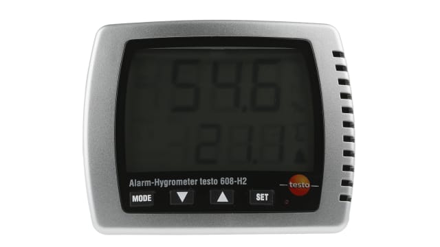 Testo 608-H2 Hygrometer 70 °C, ±2 %RH Accuracy, 50 °C Max, 98 %RH Max | 0560 6082