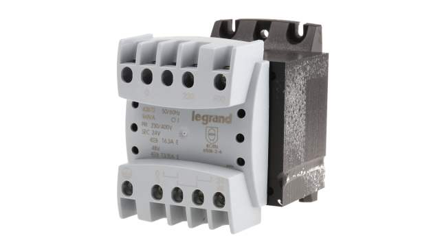 Legrand 160VA DIN Rail Transformer, 230 → 400V Primary, 24 → 48V Secondary | 0 428 73