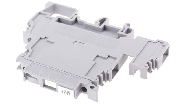 Entrelec 1SNA115647R2300 M Series Fused DIN Rail Terminal Grey, 4 to 6 mm², 2-Level Fused, Screw | 1SNA115647R2300