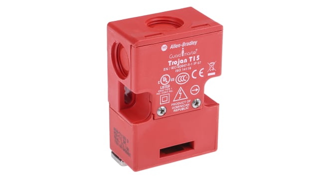 Allen Bradley Guardmaster 440K Safety Interlock Switch, 2NC, Keyed Actuator Included, Glass Filled PBT | 440K-T11303