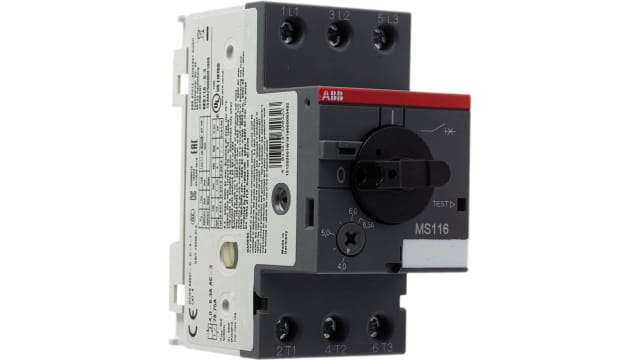 ABB 6.3 A Motor Protection Circuit Breaker | 1SAM250000R1009  MS116-6.3