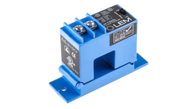 LEM AK Series Current Transformer, 5A Input, 5:1, 4 → 20 mA Output, 21.7mm Bore, 24 V dc, 150 V ac | AK 5 B420L